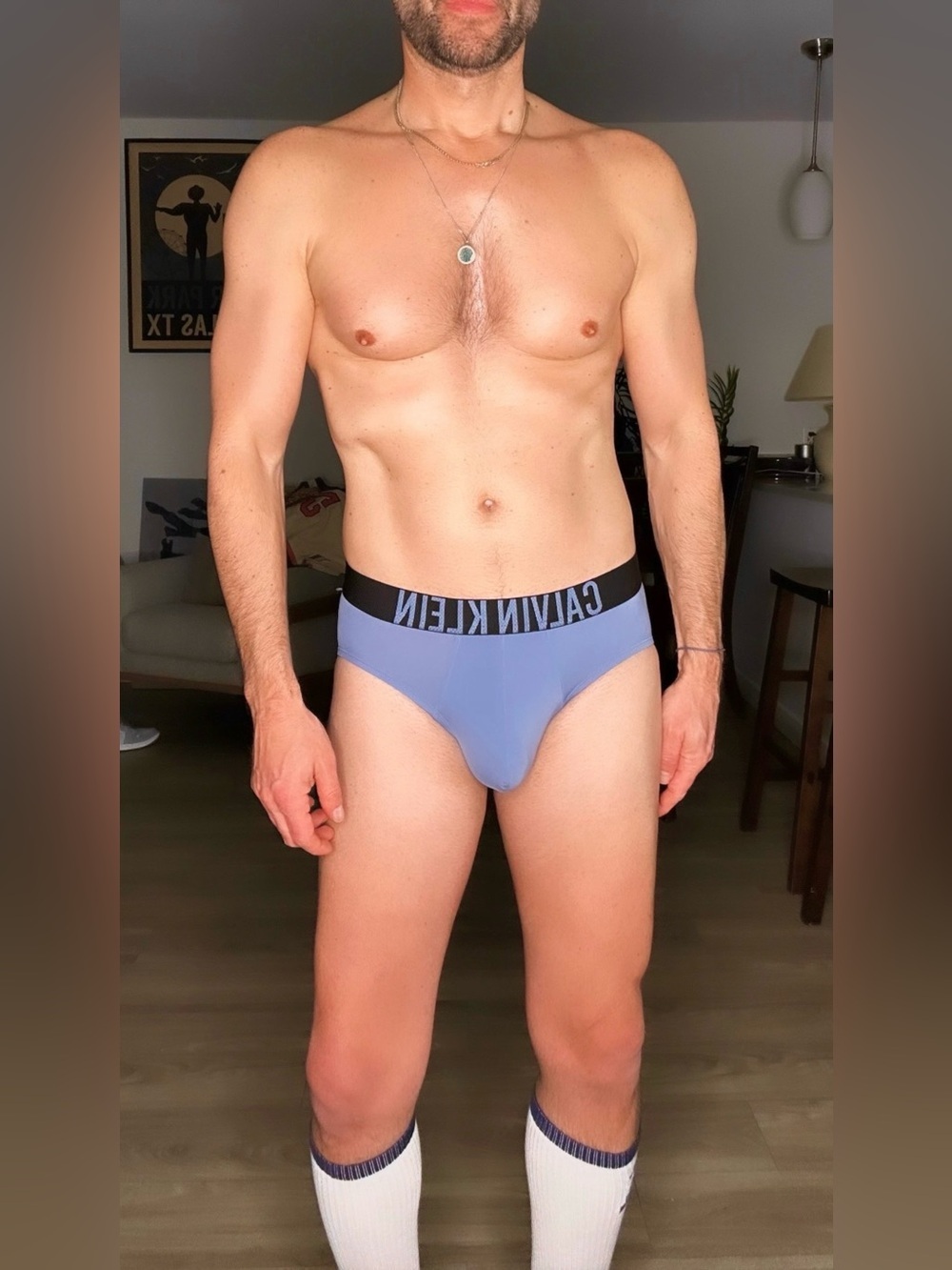 Calvin Klein | Intense Power Motion Low Rise Trunk in Blue Black (Small)